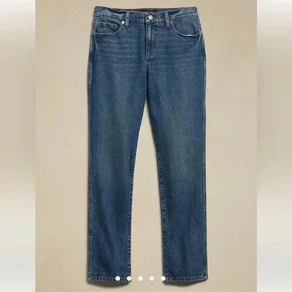 Banana Republic slouch, straight Leg Jeans sz 12 P - Picture 8 of 8